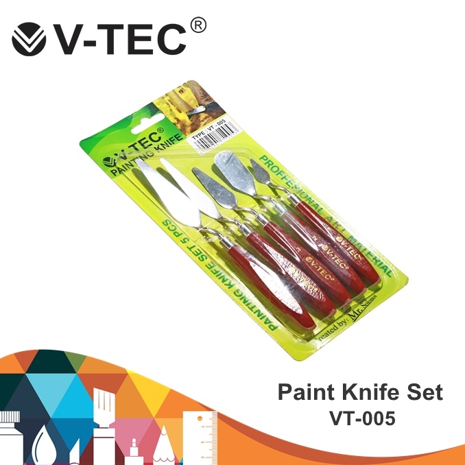 

VTec Painting Knife VT5 Pisau Palet Pisau Lukis Pisau Palet VTec Pisau Palet Set n NR5