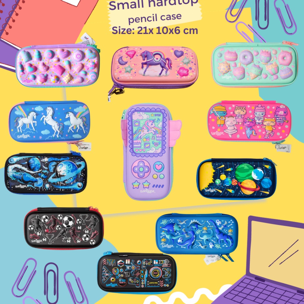 

SMIGGLE Wonderous hardtop pencil case small nimbul 3D m Q6X8