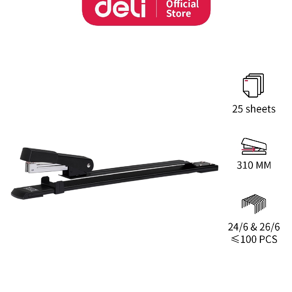 

Deli Stapler panjang untuk jangakauan lebih 25sheet E334 v B5W6