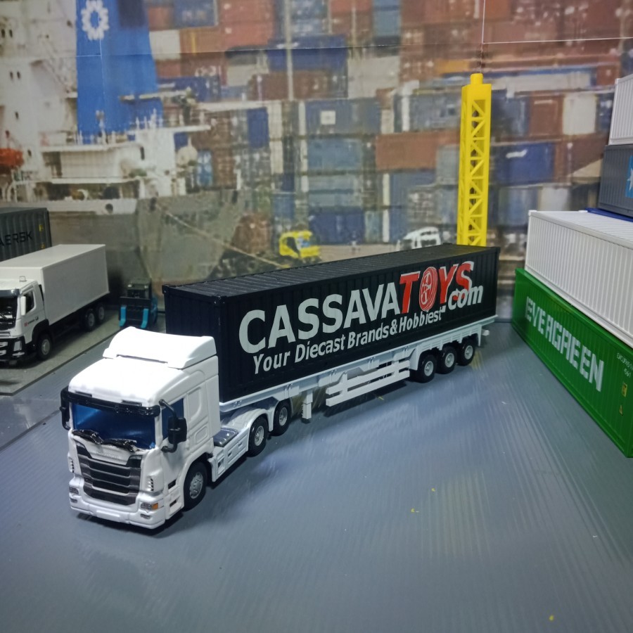 Custom Diecast truck container 40 Ft scala 48