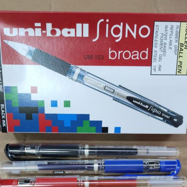 

Pulpen Uniball Gel Signo UM1531mm 1pak12pcs k NO9