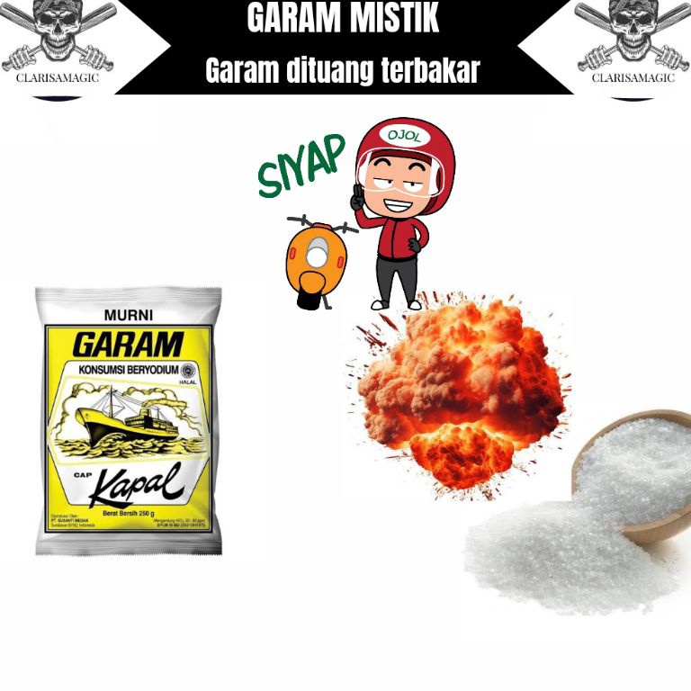 KODE H43U SULAP GARAM MISTIK  SULAP GARAM TERBAKAR