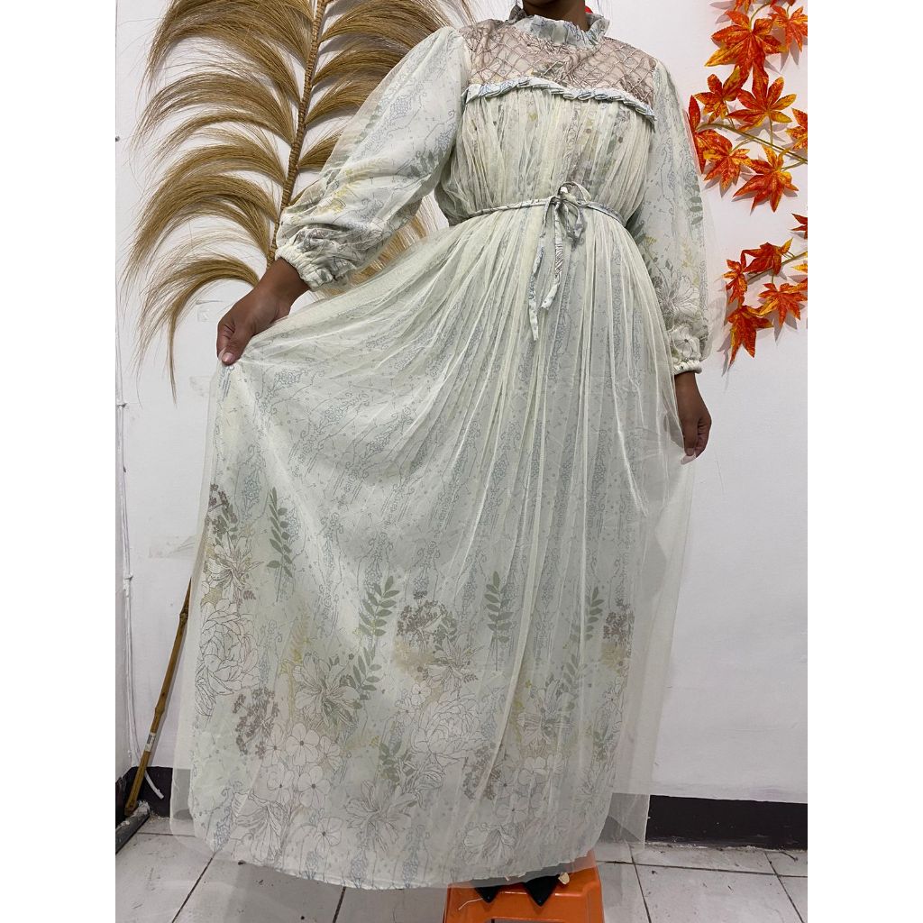 GAMIS/DRESS/BAJU SYARI WANITA MOTIF 2 GRATIAS CITRA 1057