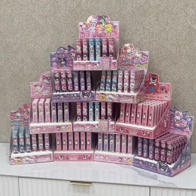 

KUMA STORE Pulpen Blind Box Berhadiah Karakter Sanrio Cinnamoroll pochacco melody kuromi lotso hellokitty pompompurin s Z2A8