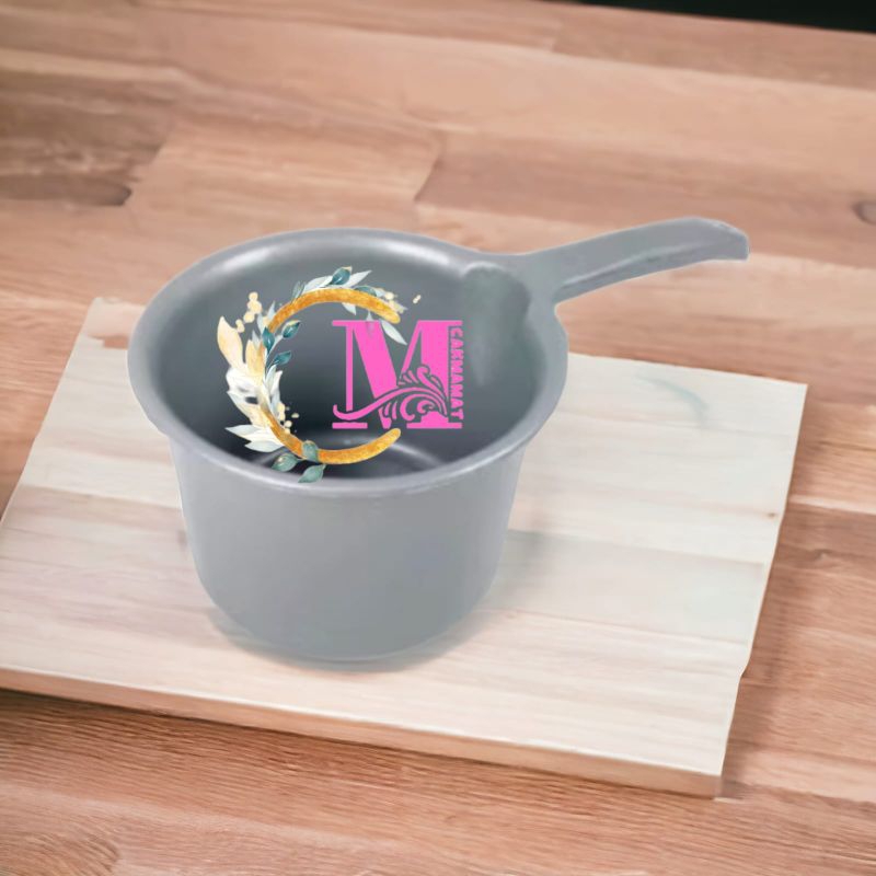 Gayung anak silver plastik