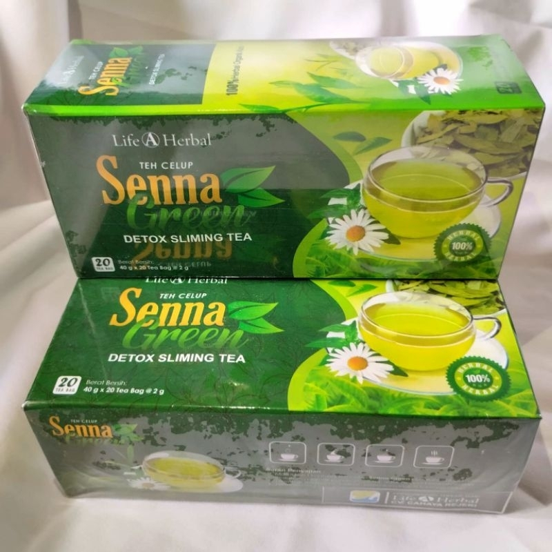 

Teh celup Detox SENNA GREEN DETOX SLIMING TEA Life A Herbal