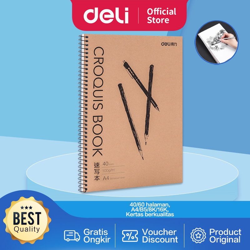 

Deli Buku Gambar Hard Cover 7696