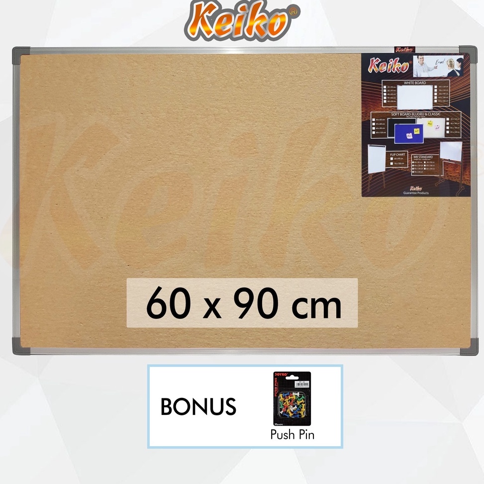 

Softboard Pin Board Cork Board Papan Pengumuman Mading Gantung Polos Keiko 6 x 9 cm k Y8P2