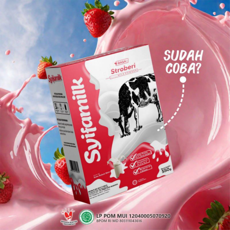 

Susu bubuk sapi murni susu syifamilk fullcream kemasan sachet 350 gram original sudah BPOM