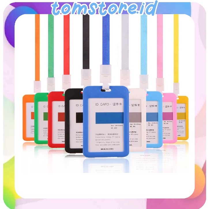 

SPESIAL BULAN INI TOMSTOREID Name Tag ID Card Holder Gantungan Kartu Nama Atau Panitia R814
