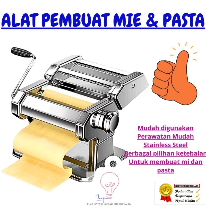 Alat Gilingan Mie Manual V-150ATL Pasta Maker VIPOO
