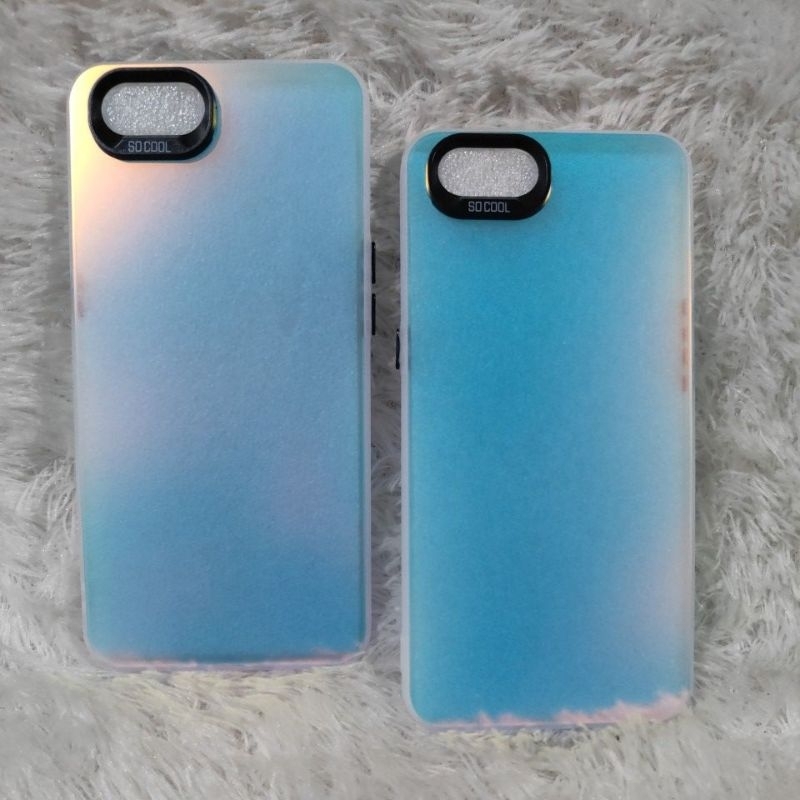 Softcase Casing OPPO A3S Case Silikon Hybrid IMD Glossy Hologram For OPPO Bahan Bagus Tahan lama