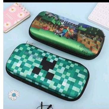 

tempat serba guna tempat pensil hardcover souvenir import anak tema game gamer Minecraft b Z2E6