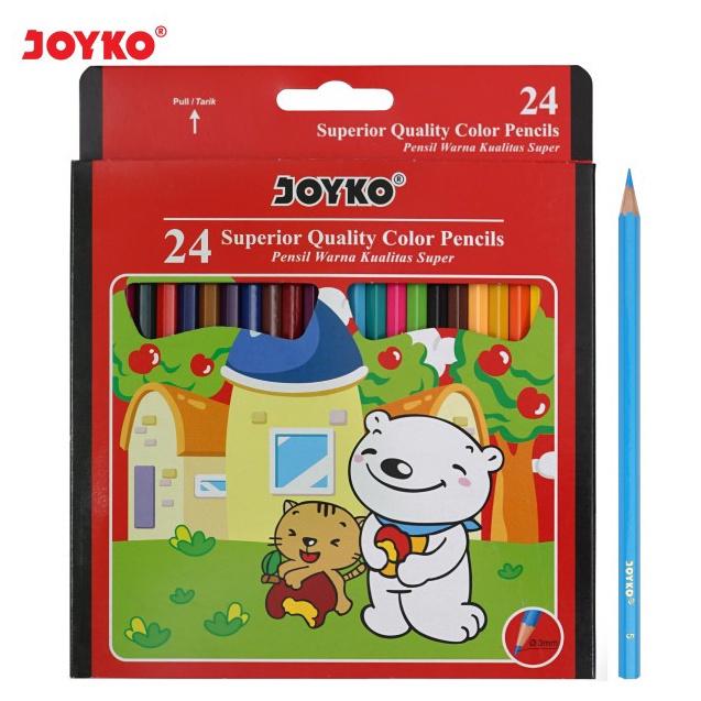 

Pensil Warna Joyko 24w CP24PB s L6A4