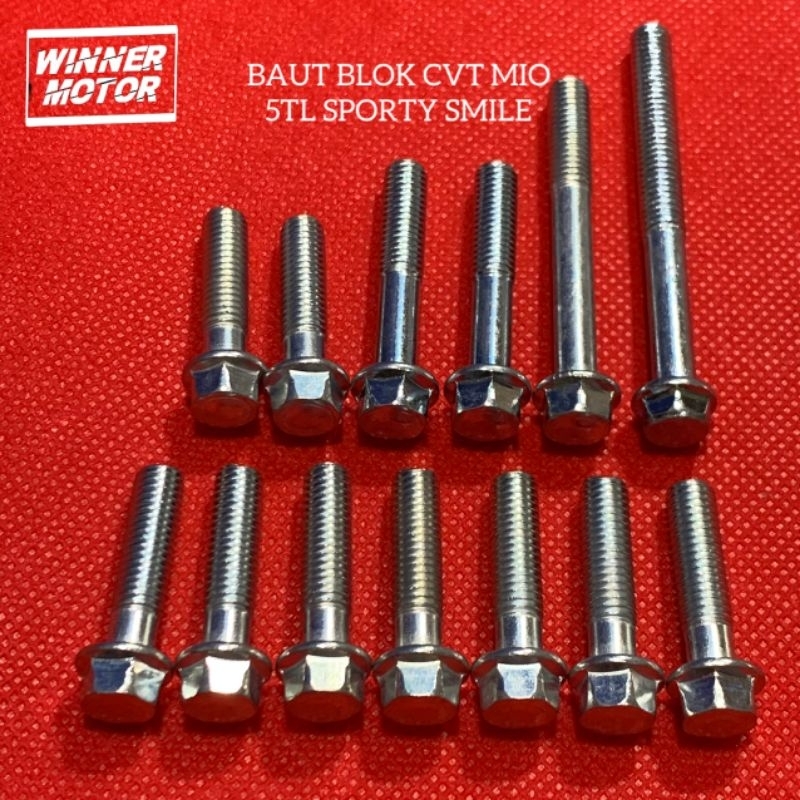 baut blok cvt yamaha mio 5tl mio sporty mio smile