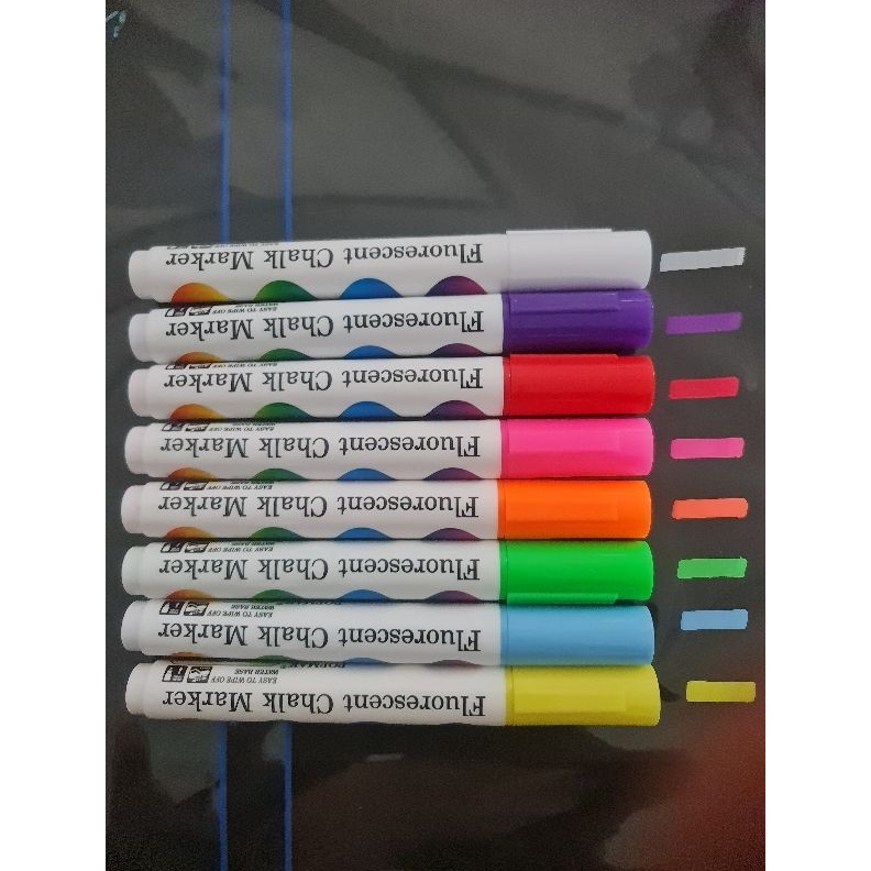 

chalk marker 7biji tanpa ungu mata bisa dibolak balik m I8B8
