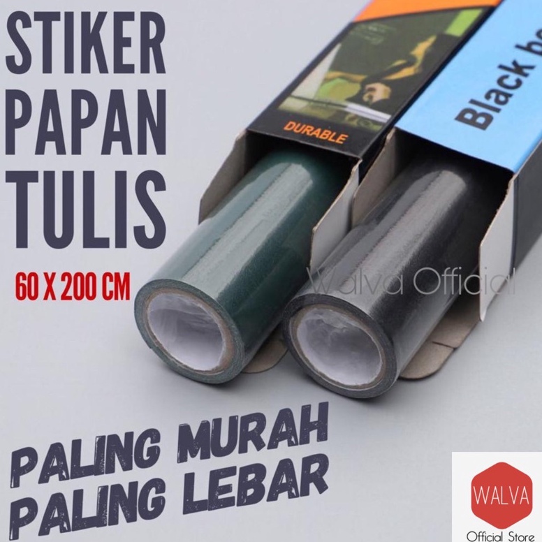 

Stiker Papan tulis Whiteboard Blackboard Spidol Kapur tempel Putih Hitam 6 x 2 s YV8