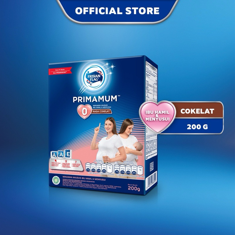 Frisian Flag Primamum coklat 200gr Nutrisi untuk ibu hamil dan menyusui