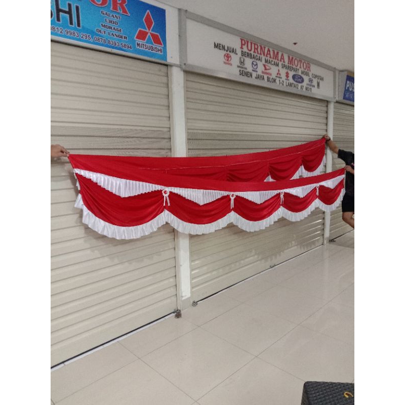 

Vitrase bahan melamin lidah putih 10 gelombang panjang -+8m