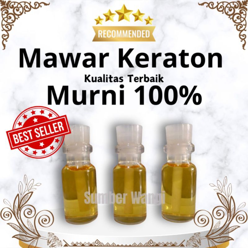 Minyak Wangi Mawar Keraton Asli Ori Murni MAWAR KERATON ORIGINAL Mawar Keraton Murni 100% Terbaik