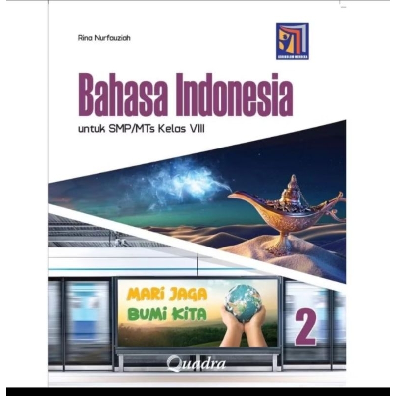 AT Bahasa Indonesia Kelas 8 SMP Penerbit Quadra Kurikulum Merdeka