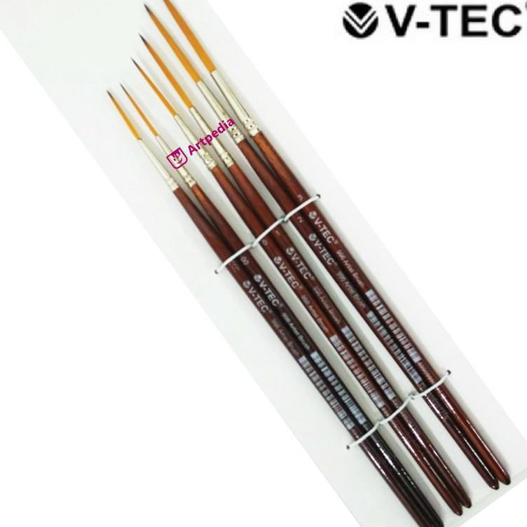 

Terbaru VTec Fat Liner Brush VT996 Set 6 Kuas Lukis Set 6 Script Liner Kuas Panjang Termurah w B6G5