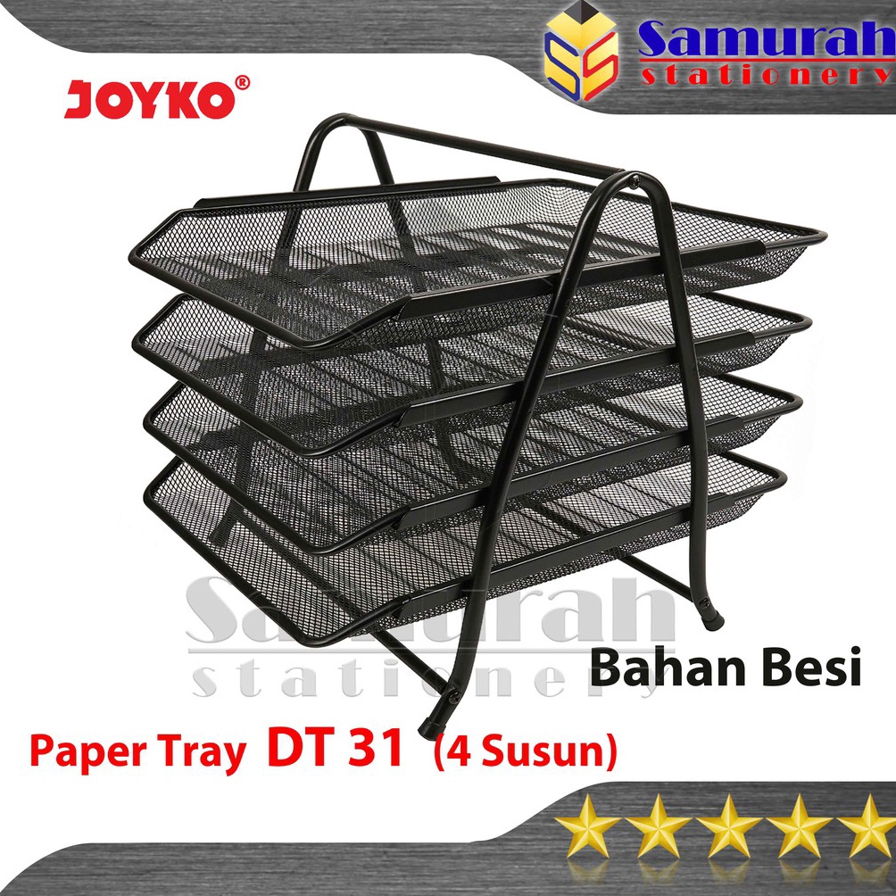 

Document Tray Besi 4 Tingkat DT 31 Joyko Rak Dokument Kertas File 4 Susun DT31 Kantor f G2F5