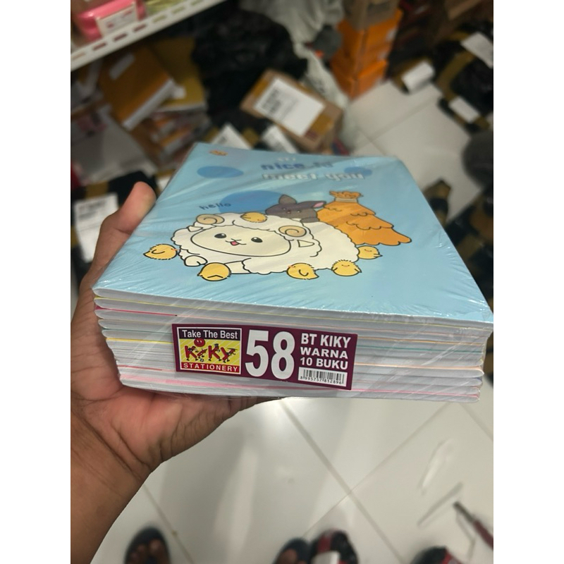 

CEODE buku kiky 38 dan 58 warna 10 pcs