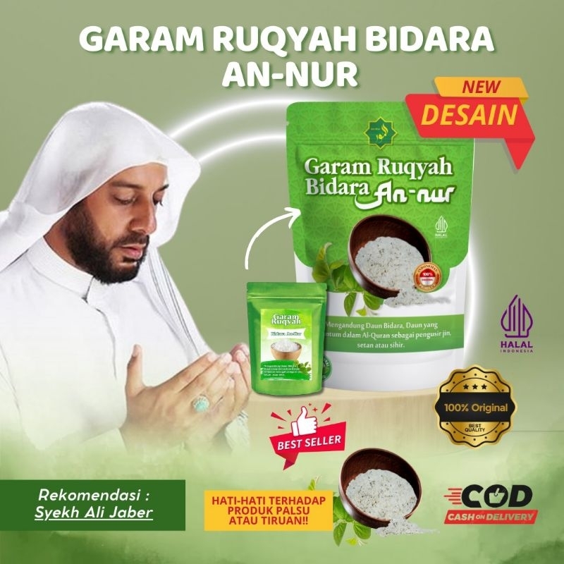 

300gr GARAM RUQYAH BIDARA 100% ORIGINAL