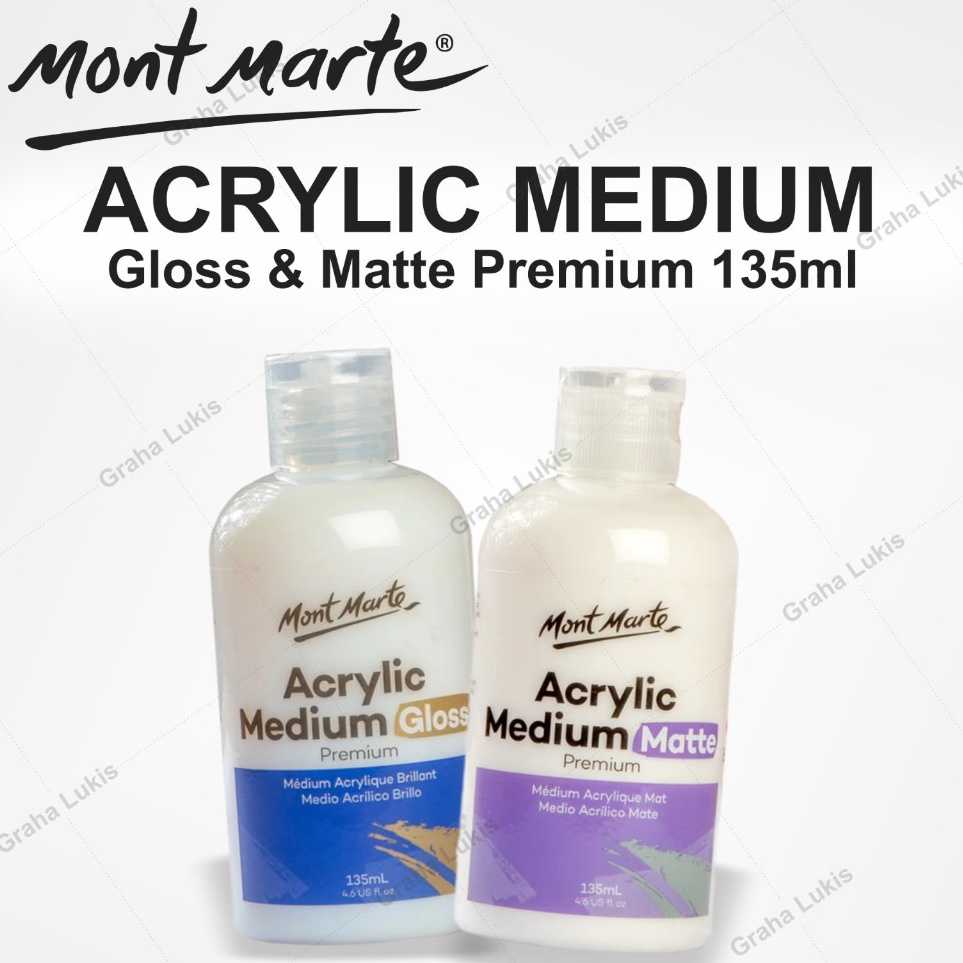 

KODE I89W Mont Marte Acrylic Medium 135ml