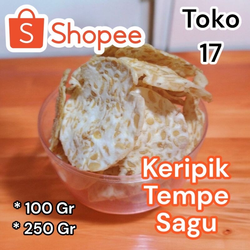 

Keripik Tempe Sagu Enak dan Crispy isi 100 Gram dan 250 Gram