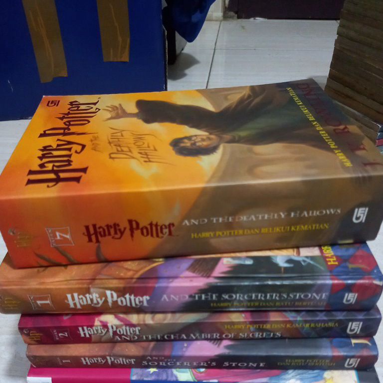 KODE C53U NOVEL HARRY POTTER BHS INDONESIA ORIGINAL BEKAS