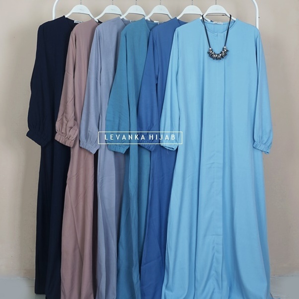 Wow Gamis Biya Terbaru Bahan Shakila atau Gamis Polos Premium Biya Dress ukuran Allsize sampai Jumbo