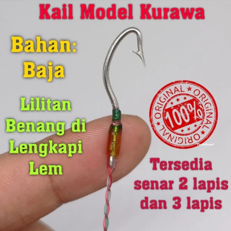 Kail Pancing Urek Belut Pancing Belut Kail Belut india Bahan Baja