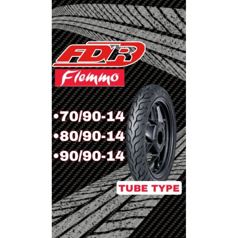 BAN FLEMO RING 14 UKURAN 90/90 14+80/90 14+70/90 14 TUBTYPE  COCOK BUAT BEAT DAN MOTOR MATIC LAINNYA