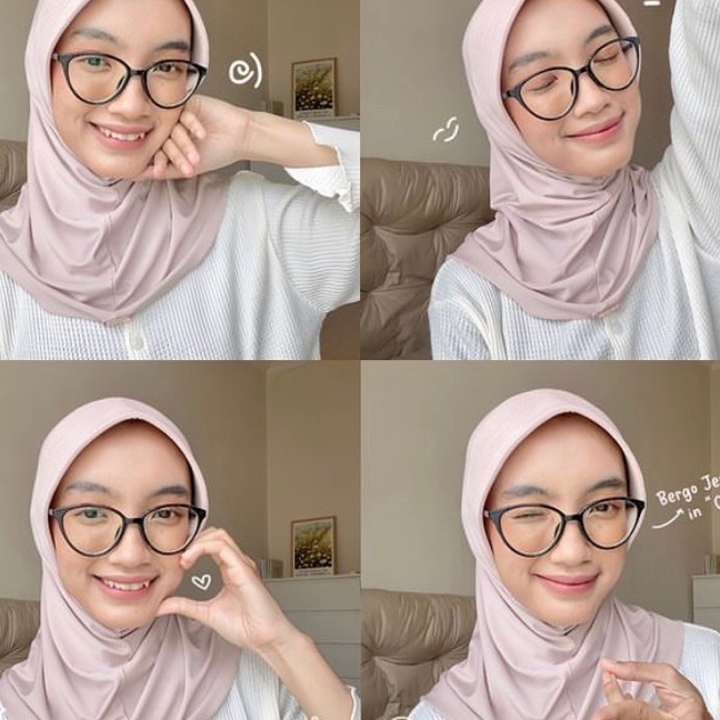 Pilihan OHHIJAB  Bergo jersey Size S  Bergo pet lebar tebal  Bergo sekolah  Bergo seharihari