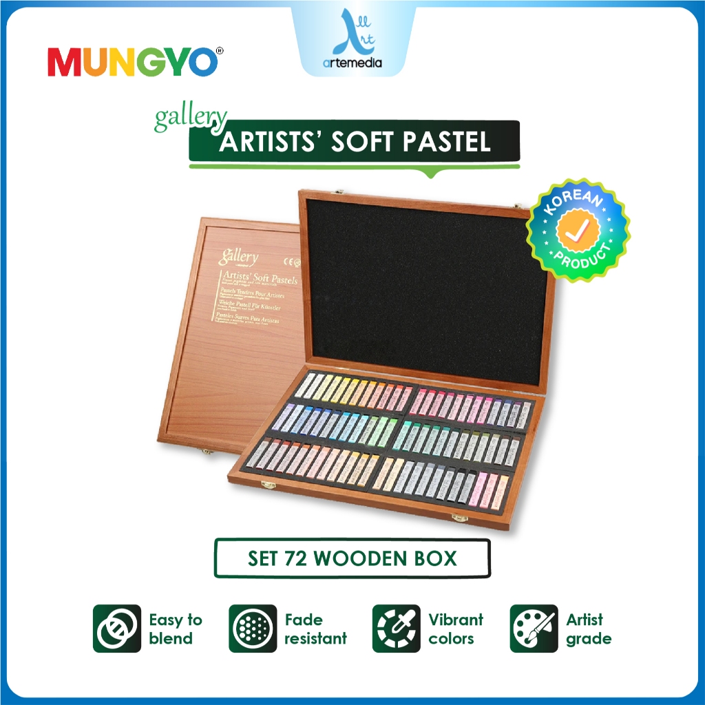 

Mungyo Gallery Artists Soft Pastel Wooden Set Crayon Krayon Lembut