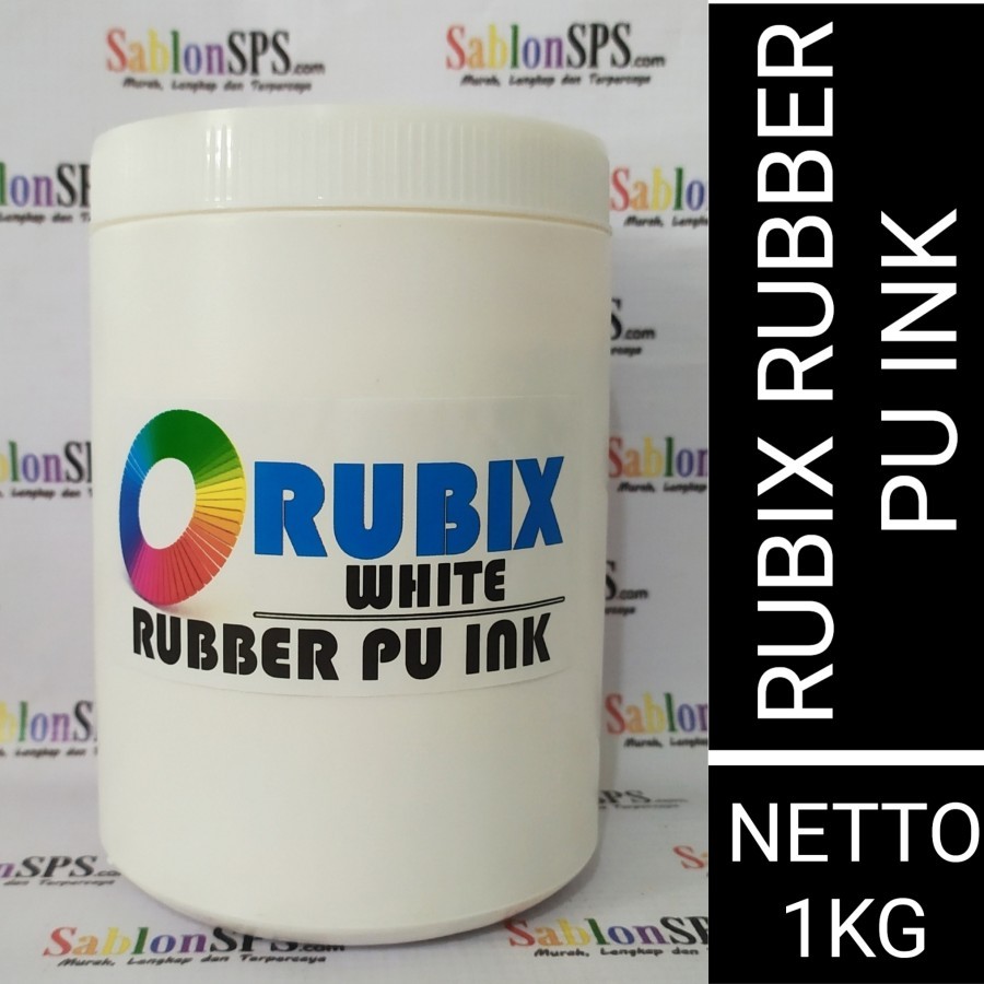 TINTA SABLON RUBBER PU WHITE PASTA URETHANE PUTIH 1KG