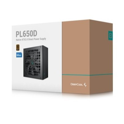 Hardware (PSU) DeepCool PL650D 650WATT 80+ BRONZE ALLFLAT CABLE Pengganti PK650