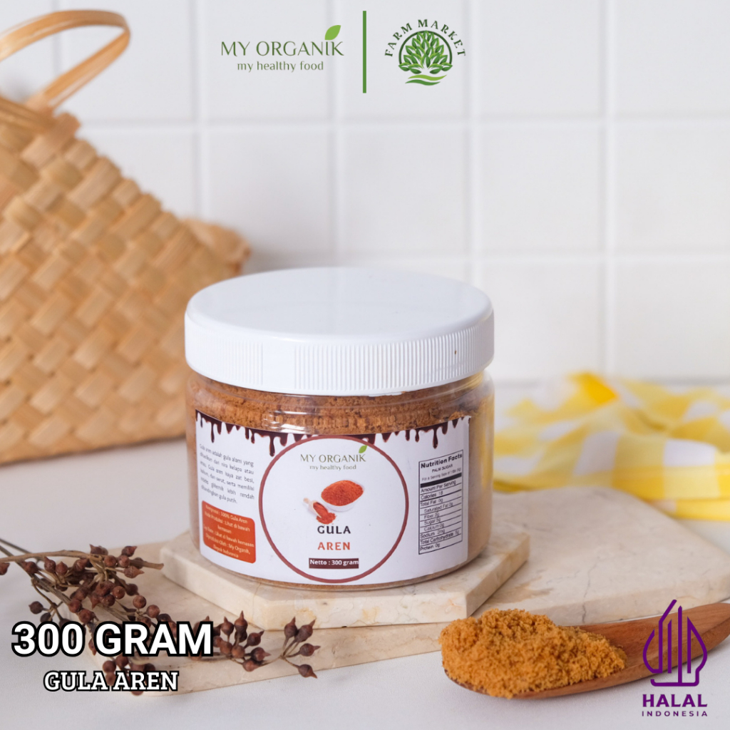 

My Organikt Gula Aren Bubuk Organik Premium Pure Palm Sugar Powder Asli Organik