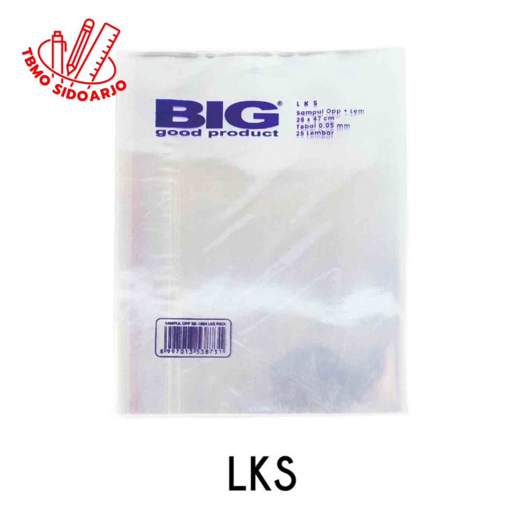 

TBMO Sampul Buku LKS BIG OPP Deluxe Lem Sealing 1004