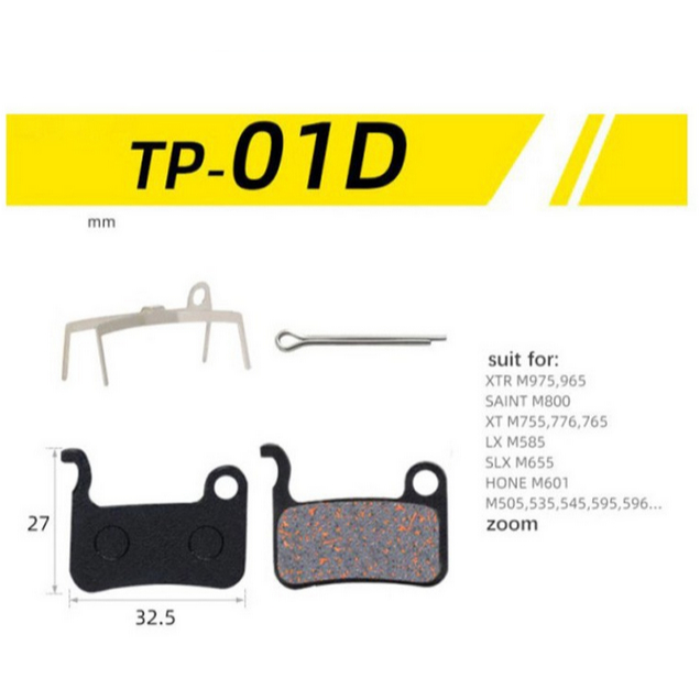 Toopre TP-01D Kampas Rem Brake Pad Shimano XTR M975 Saint XT SLX Hone