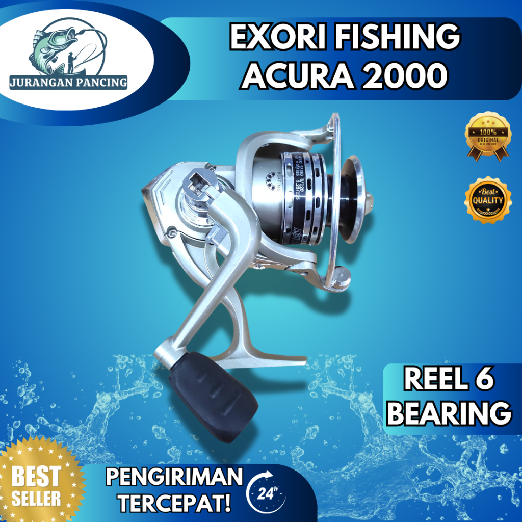 REEL 6 BEARING EXORI FISHING ACURA 2000