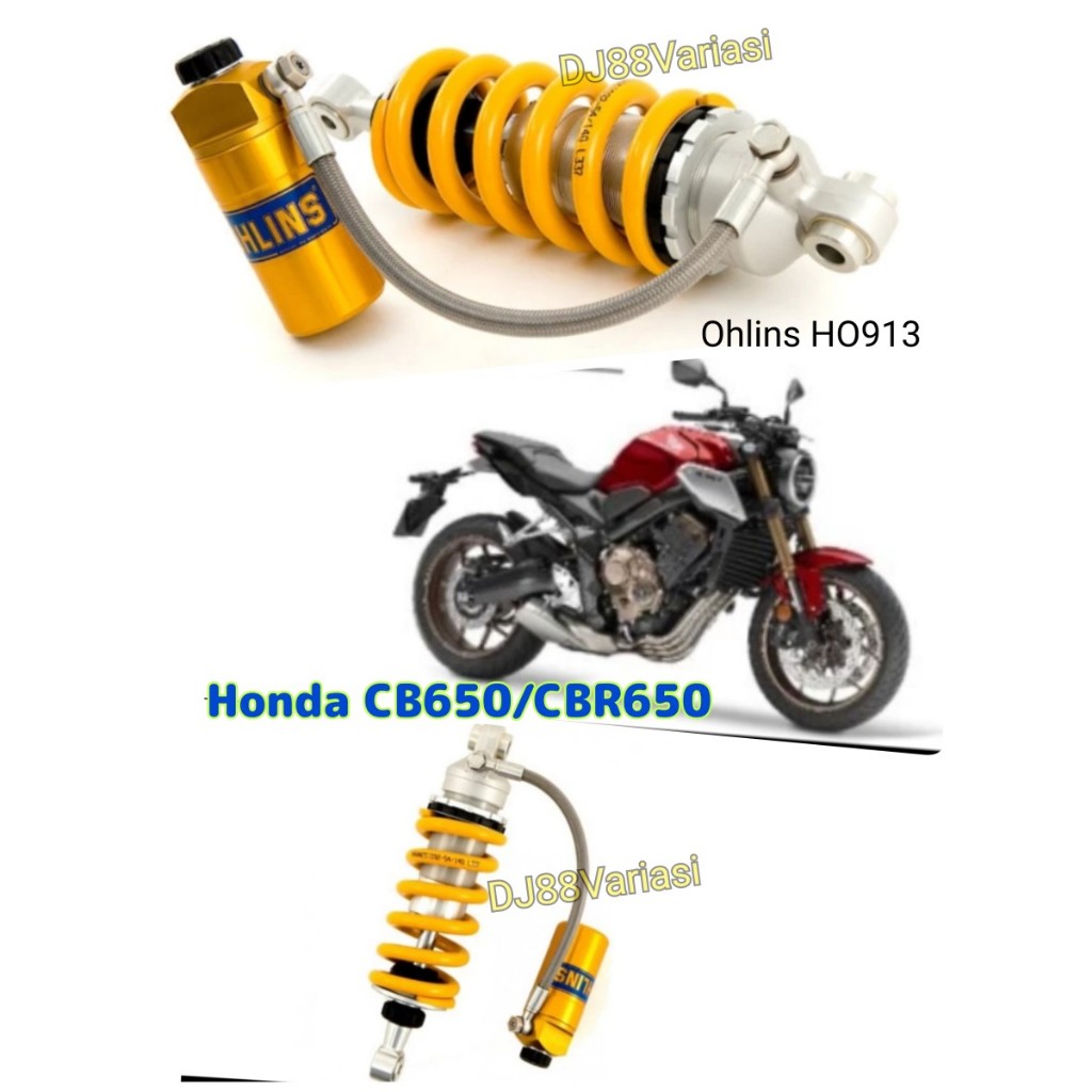 Shockbreaker ohlins Cb650R cbr650 shock ohlins Ho913 shock belakang sokbreaker honda