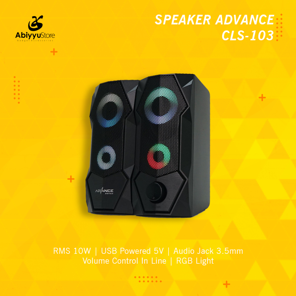 Speaker Komputer Advance CLS-103 Gaming Speaker PC Laptop HP
