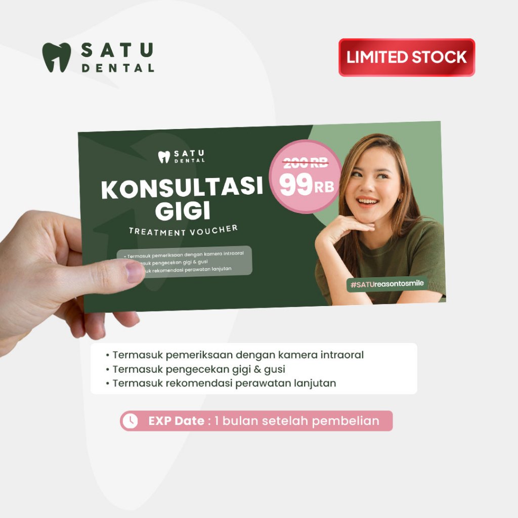 SATU DENTAL - Voucher Konsultasi Dokter Gigi