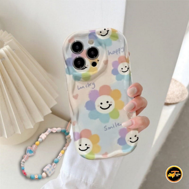 GL032 Premium Case Melting Smile Bracelet Softcase / Casing Hp SAMSUNG J2 GRAND PRIME G532 A02s A03S