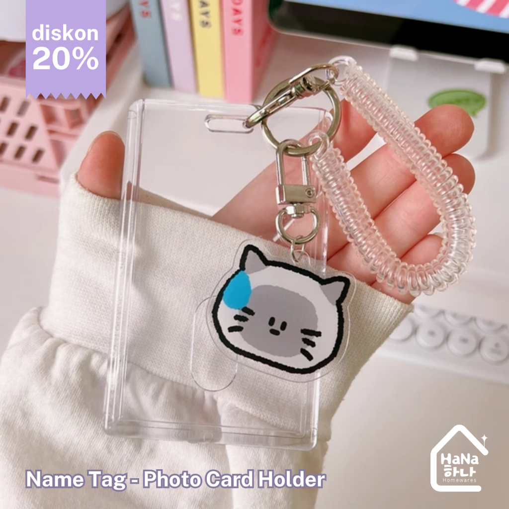 

Photo Card Holder Akrilik 2 Sisi - ID Card Holder DIY - Tempat Kartu Foto Akrilik Transparan Kpop