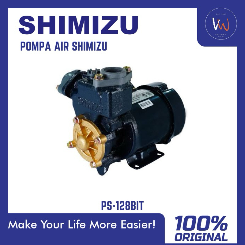 Pompa Air Sumur Dangkal 125 Watt shimizu PS-128BIT / Pompa Air Sumur Dangkal / Pompa Shimizu