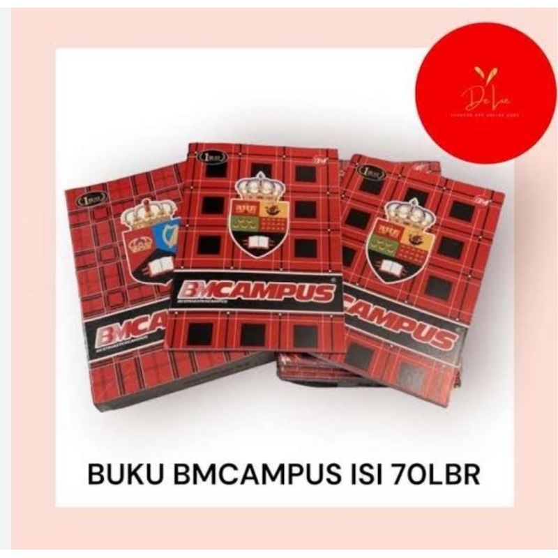 

Buku Tulis BMCAMPUS 70 Lembar (1Pak/10 Buku)